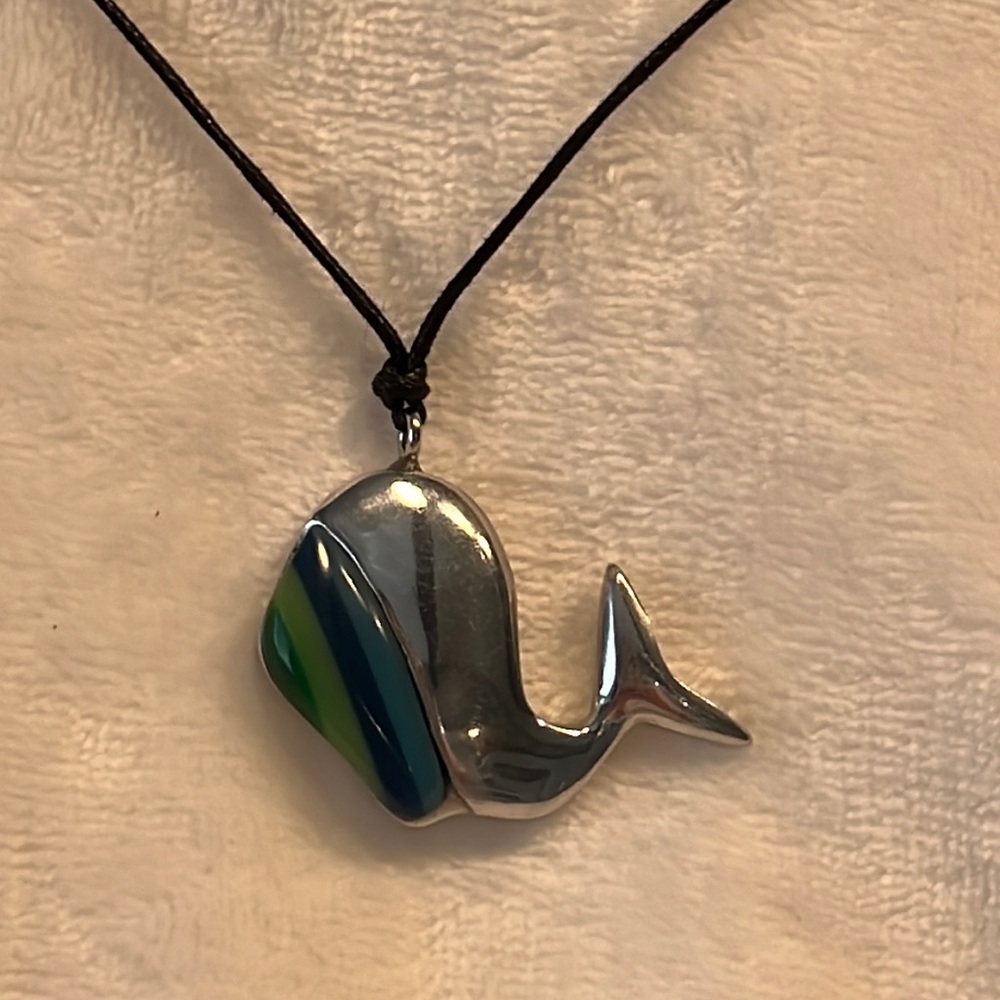 Whale necklace, Silver?